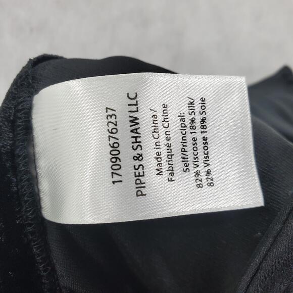 🪲 RARE Veronica Beard Ramsey Wide-leg High-waist Velvet Tux Pants, Black - Picture 14 of 15